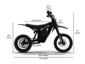 Vélo tout-terrain électrique Enduro adulte à grande vitesse Tuttio Soliel 01 Se Ebike Noir Longue porté<span class=keywords><strong>e</strong></span> Vélo de course électrique Entrepôt américain - Product Image 6