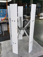Éolienne à axe vertical 1000W 12V 24V, générateur à aimants permanents triphasé pour une intégration flexible sur réseau/hors réseau