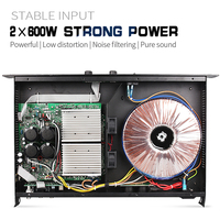 MADON Professional Production amplificateur de puissance 1u classe AB amplificateur de puissance AP300 1000W amplificateur stéréo
