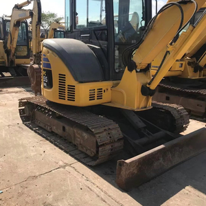 Komatsu รถขุดตีนตะขาบ PC55มือสอง PC60 70 110 130 160 210 240 300 350 400 450เครื่องก่อสร้างขนาดกลางแบบไฮดรอลิก - Product Image 1