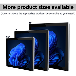 15,17,19นิ้ว WiFi Capacitive Touch fanless AIO Android All In One กันน้ำ IP65 PC สำหรับการประชุมเชิงปฏิบัติการ - Product Image 2