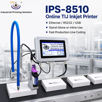 Impresora de Inyección de Tinta Térmica IPS-8510, Impresora de Inyección de Tinta TIJ de 600DPI, Máquina de Codificación Industrial en Línea para Etiquetas de Cartón y Embalaje