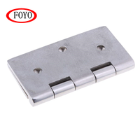 Charnière de porte polie en acier inoxydable 316 FOYO, pièces de rechange pour portes de cabine de bateaux et yachts, vente directe usine