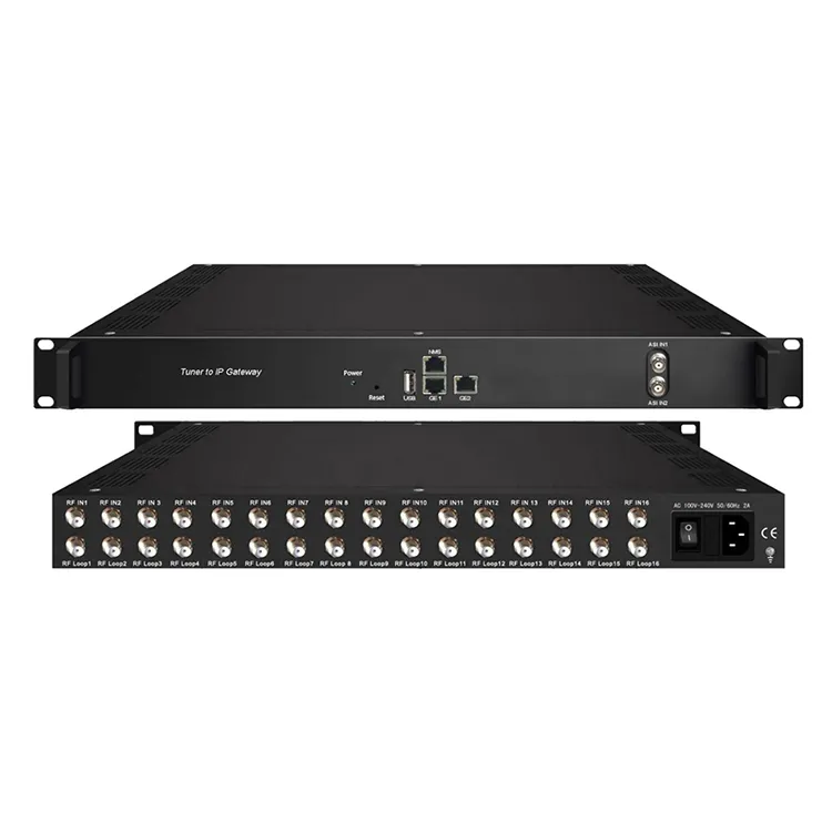 Tuner để IP Gateway 8 16way ATSC DVB-S2 Dvb-s2 kỹ thuật số RF TV CATV modulator