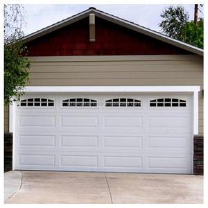 <span class=keywords><strong>Porte</strong></span> de <span class=keywords><strong>garage</strong></span> <span class=keywords><strong>sectionnelle</strong></span> automatique antivol en acier et alliage d'aluminium avec surface finie pour entrée de villa - Product Image 1