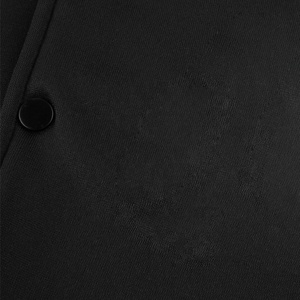 Blouson Bomber en Satin Personnalisé Noir et Gris Color Block, Blouson Varsity Brodé en Soie Satinée, Blouson Matelassé Baseball M - Product Image 5