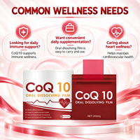 Film Dissoluble Oral CoQ10 et Bandes de Coenzyme Q10 à Marque Blanche OEM – Compléments Cérébraux pour l'Énergie Cellulaire et le Soutien Antioxydant