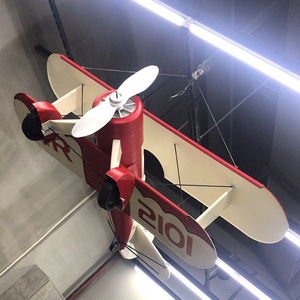 โมเดลเครื่องบินสองปีกเหล็ก<span class=keywords><strong>ส</strong></span>ไตล์ลอฟท์อุต<span class=keywords><strong>ส</strong></span>าหกรรมแบบเรโทร<span class=keywords><strong>ส</strong></span>ั่งทำพิเศษ<span class=keywords><strong>ส</strong></span>ำหรับตกแต่งเพดานและตกแต่งห้องนั่งเล่น - Product Image 3