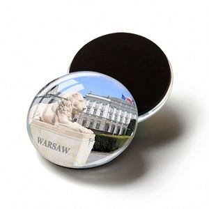 Wholesale Price Custom Tin Printing Country City Souvenir Warsaw <b>Fridge</b> Magnet - Product Image 4