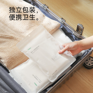 Disposable Bed Sheet Set White Sms Nonwoven Fabric 1 Ply For Travel Hotels Double Bedding - Product Image 2