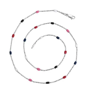 46051 Xuping jóias da moda estilo popular multicolor colar de corrente do grânulo