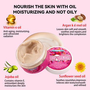 Bestseller Burro Corpo Idratante all'Olio di Jojoba e Burro di Karité Montato, <span class=keywords><strong>Crema</strong></span> Corpo Sbiancante <span class=keywords><strong>per</strong></span> la Pelle, <span class=keywords><strong>Crema</strong></span> in Diversi Gusti - Product Image 4