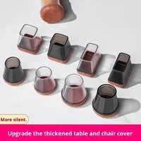 Protecteurs de meubles en silicone anti-dérapant silencieux et résistant à l'usure coussins de pieds de chaise et de table produits en caoutchouc