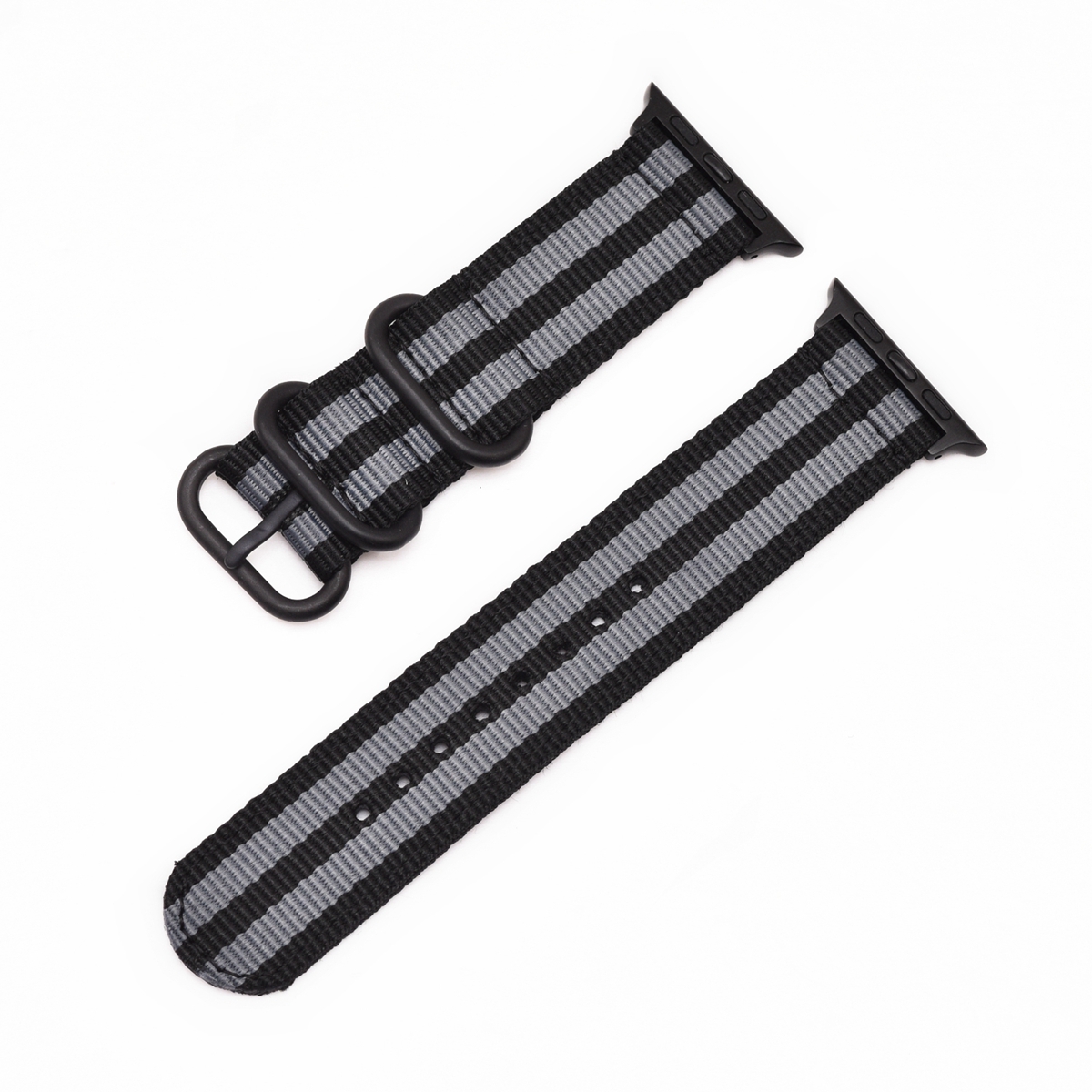 Negro Gris + Hebilla negra