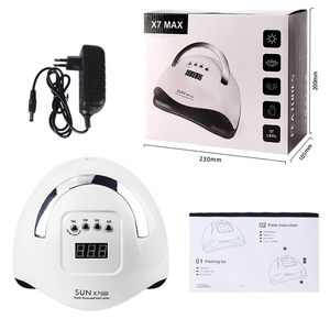 Lampu <span class=keywords><strong>UV</strong></span> Pengering Kuku 180W Sun X7 Max, Lampu Pengering Kuku <span class=keywords><strong>UV</strong></span> <span class=keywords><strong>Led</strong></span> Isi Ulang Daya Genggam - Product Image 5