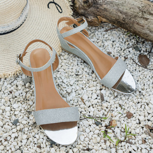 Grote maat sportieve wedgesandalen voor dames, makkelijk te combineren, één bandje, herfst <span class=keywords><strong>2026</strong></span>, nieuwe Romeinse sandalen, damesschoenen - Product Image 5