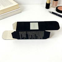 Boîte d'emballage cosmétique pliable en gros - Contenant en carton recyclable avec fenêtre et impression UV pour vernis à ongles, huiles et articles cosmétiques