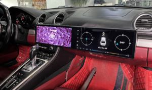 สำหรับ Porsche 718 ปี 2016-2023 จอแสดงผลแบบอินเทอร์แอคทีฟ IPS ขนาด 12.3 นิ้ว แบบสองจอ ระบบ Android Carplay GPS มัลติมีเดีย DSP สำหรับแผงหน้าปัด - Product Image 3