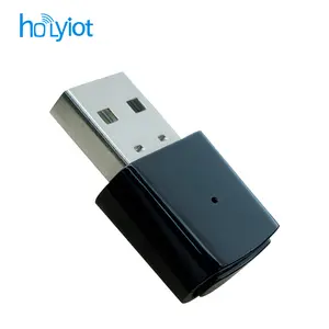 Holyiot adaptor BLE BT nirkabel Universal, penerima Dongle USB Bluetooth 5.1 adaptor untuk komputer PC Laptop