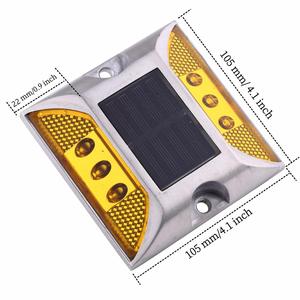 <span class=keywords><strong>Highway</strong></span> Night Flash Solar <span class=keywords><strong>LED</strong></span> <span class=keywords><strong>Road</strong></span> Stud Light Aluminio Ultra Long Endurance Spike Cast Aluminum Spike White <span class=keywords><strong>Reflector</strong></span> - Product Image 4