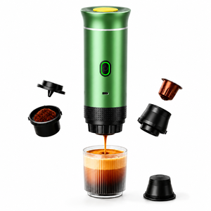 Travel Sized Capsule <b>Coffee</b> Machine Lightweight Handheld Electric Espresso <b>Maker</b> Rechargeable Mini <b>Coffee</b> Brewer for Hiking Trip - Product Image 1