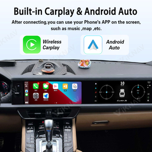Radio de Coche con Pantalla Dual de 12.3 Pulgadas con Sistema Android para Automóviles 2010-2017, Estéreo para Auto con CarPlay Inalámbrico Integrado, GPS, DSP, Negro - Product Image 6