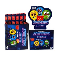 Impression personnalisée 8e 3.5g Boîte d'emballage Cookie Candy Forme spéciale Ziplock Odeur Preuve Cali Pack Die Cut Mylar Sac avec coffret