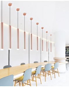 Lámpara <span class=keywords><strong>de</strong></span> Barra Creativa y Sencilla, <span class=keywords><strong>de</strong></span> Aluminio, con Cable Largo, Luz LED y Diseño Cilíndrico, para Mostrador <span class=keywords><strong>de</strong></span> Restaurante - Product Image 3