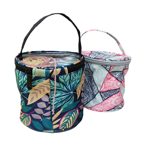 Wholesale colorful small New Design Waterproof knitting yarn storage bag Knitting Yarn and crochet hooks storage tote Bag