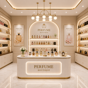 Maßgefertigter Parfüm-Bar-Präsentationsschrank |   Großhandel Duftspender-Station |   Luxus-Parfüm-Kiosk-Hersteller - Product Image 3