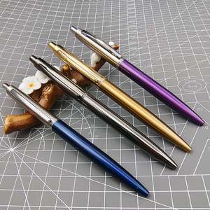 Bolígrafos Metálicos Negros y Dorados Personalizados 2023, Regalo Publicitario Profesional, Grabado de Logotipo Personalizado, Bolígrafos Promocionales Empresariales - Product Image 3