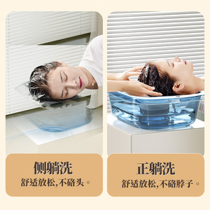 Lavabo de pelo inflable más vendido para ancianos, lavabo de champú inflable de PVC postrado en cama - Product Image 3