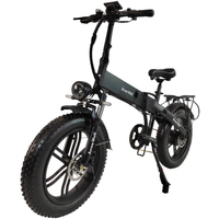 Sepeda Listrik 026 500W yang telah ditingkatkan, ban tebal, rangka alloy, untuk dewasa, 48V 10.4Ah, baterai lithium yang dapat dilepas, 7 kecepatan, peredam kejut pegas oli, hub roda depan off-road