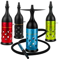 Portable Hookah with Color Changing Light, Zinc Alloy Hookah Handheld Size  Multifunctional Mini Hookah Set Gifts for Him Husband or Friends - China Hookah  Shisha and LED Hookah price