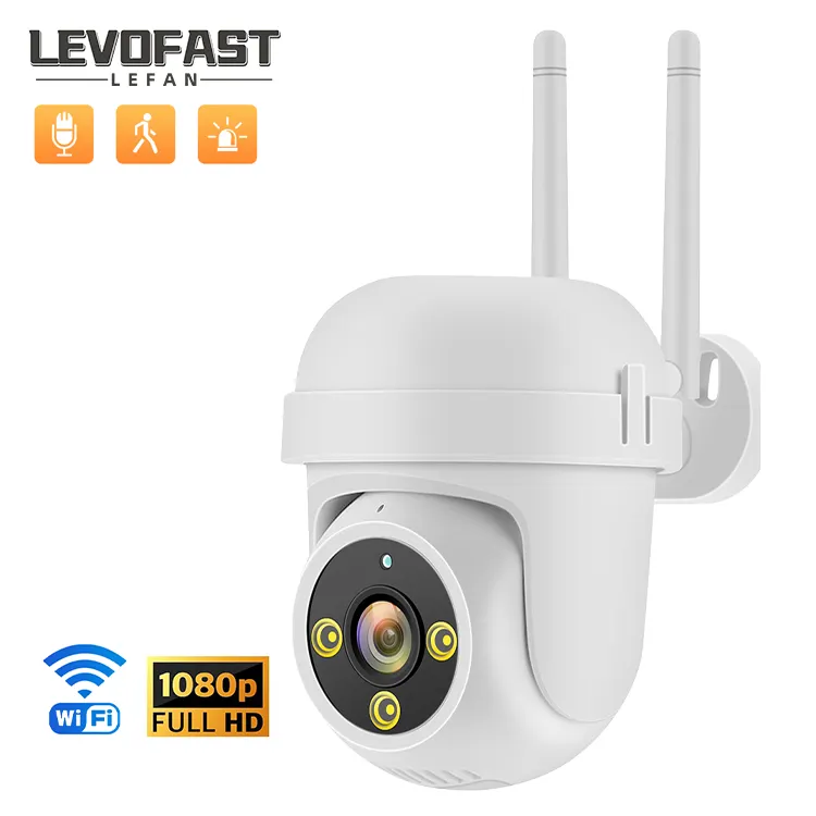 LEVOFAST 1080P 2MP Monitor de Bebé Hogar visión nocturna vigilancia PTZ Mini Cámara CCTV al aire libre hogar inteligente WiFi 2,4G 5G Cámara