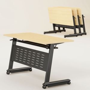 Oficina Universidad Aula Muebles Mesa plegable Institución de entrenamiento Estudiante y trabajador Escritorio móvil y silla para ventas - Product Image 3