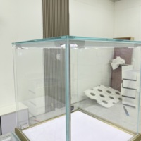 Vitrine d'affichage en verre ouverte avant de fumée sur mesure d'usine de Hongzhan pour des bijoux et des verres pour l'usage de centre commercial