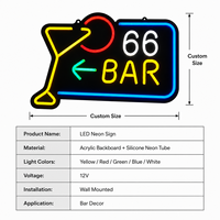 Enseigne néon personnalisée avec design gratuit pour vitrine de magasin, logo publicitaire, affichage LED lumineux