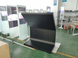Aiyos l-phong cách 32 ''trong nhà tầng đứng màn hình cảm ứng kỹ thuật số biển <span class=keywords><strong>kiosk</strong></span> cho trung tâm triển lãm 32/43/50/55/65 inch tùy chọn - Product Image 5