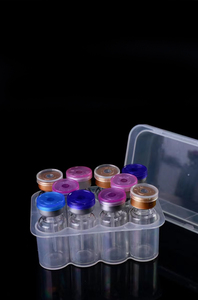 Wholesale Customized 3ml/5ml/7ml/10ml/10cc/20ml Flip <b>Top</b> Cap Child-Proof Clear <b>PVC</b> Vaccine Vial Storage Boxes Anti-Dust - Product Image 5