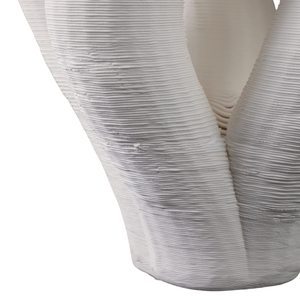 Vaso scultoreo in porcellana stampato in 3D per decorazioni da soggiorno e casa - Product Image 5
