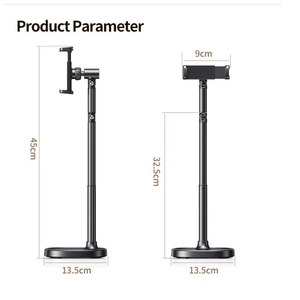 ฐานวางโทรศัพท์แบบมีน้ำหนักถ่วง 2 in 1 แข็งแรงทนทาน ปรับระดับความสูงได้ ที่วางโทรศัพท์มือถือแบบตั้งโต๊ะ วัสดุโลหะ - Product Image 5