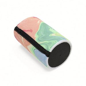 Enfriador de latas de cerveza de neopreno personalizado al por mayor con foto, negro, aislado, impermeable y para sublimación - Product Image 3
