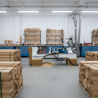 Machine de tournage CNC 4 axes pour le bois avec moteur servo, boîte de vitesses et fraise pour le traitement des pieds de chaise, des pieds de bureau et des formes irrégulières