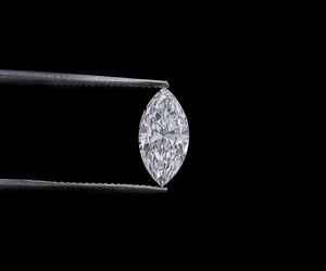 Diamant blanc de laboratoire de 0,47 CT, taille marquise, 8,2x4,0 mm, percé au laser, certifié IGI, OM GEMS, pour bague délicate - Product Image 6