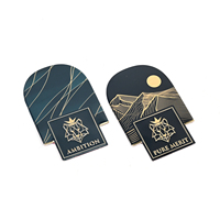 Plaques signalétiques vintage de luxe personnalisées avec logo de marque, en acier inoxydable et aluminium, badges métalliques avec support adhésif