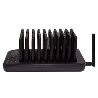 Système de téléavertisseur de restaurant CTP320 avec 20 téléavertisseurs à vibration, système d'appel client, système de téléavertissement sans fil pour café, bar, hôtel