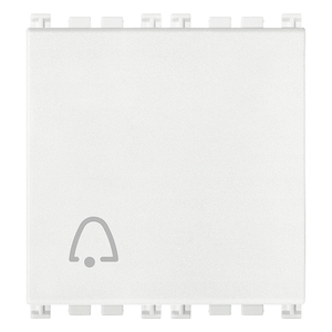 Bouton de sonnette 10A blanc, longueur 2M, bouton poussoir de sonnette - Product Image 1