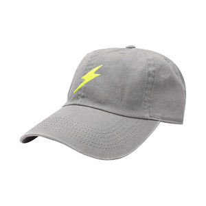 หมวกเบสบอลทรง 6 แผง ปักลายวินเทจ ซักแล้ว ขายส่ง ปีกโค้ง ทรงแข็ง สำหรับเล่นกีฬา - Product Image 1