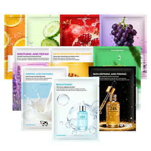 Masques faciaux en gel 24K à l'acide kojique, au curcuma et au collagène, hydratants en profondeur, nourrissants, éclaircissants à la niacinamide, anti-âge, format voyage, pour le nez - Product Image 2